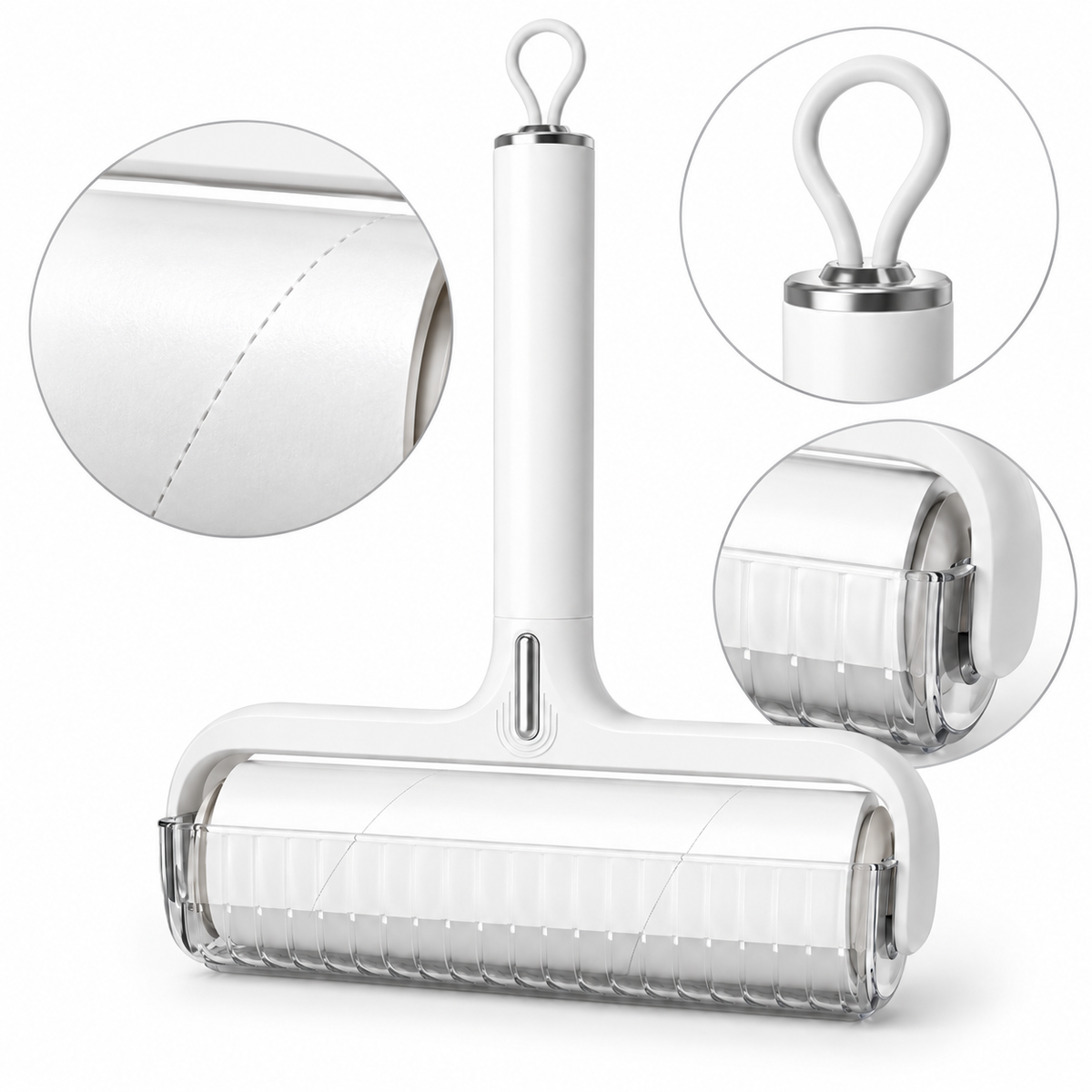 Wide-Cover Handheld Lint Roller