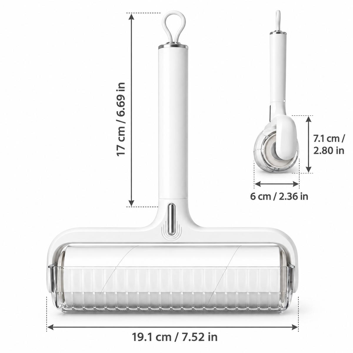 Wide-Cover Handheld Lint Roller