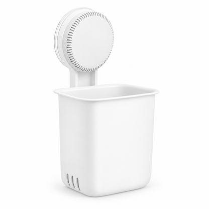 Suction-Mounted Wall Storage Organizer